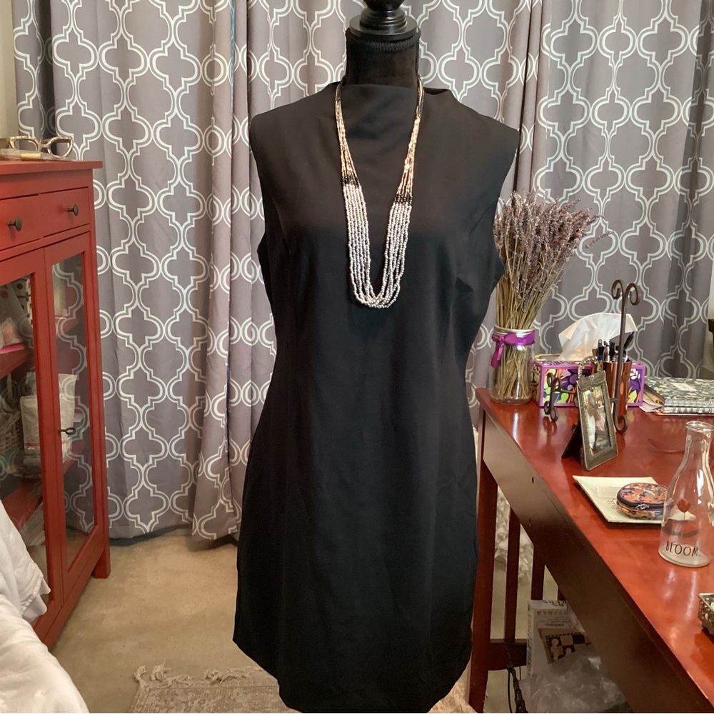 Banana Republic Black Ponte Dress - Picture 1 of 8